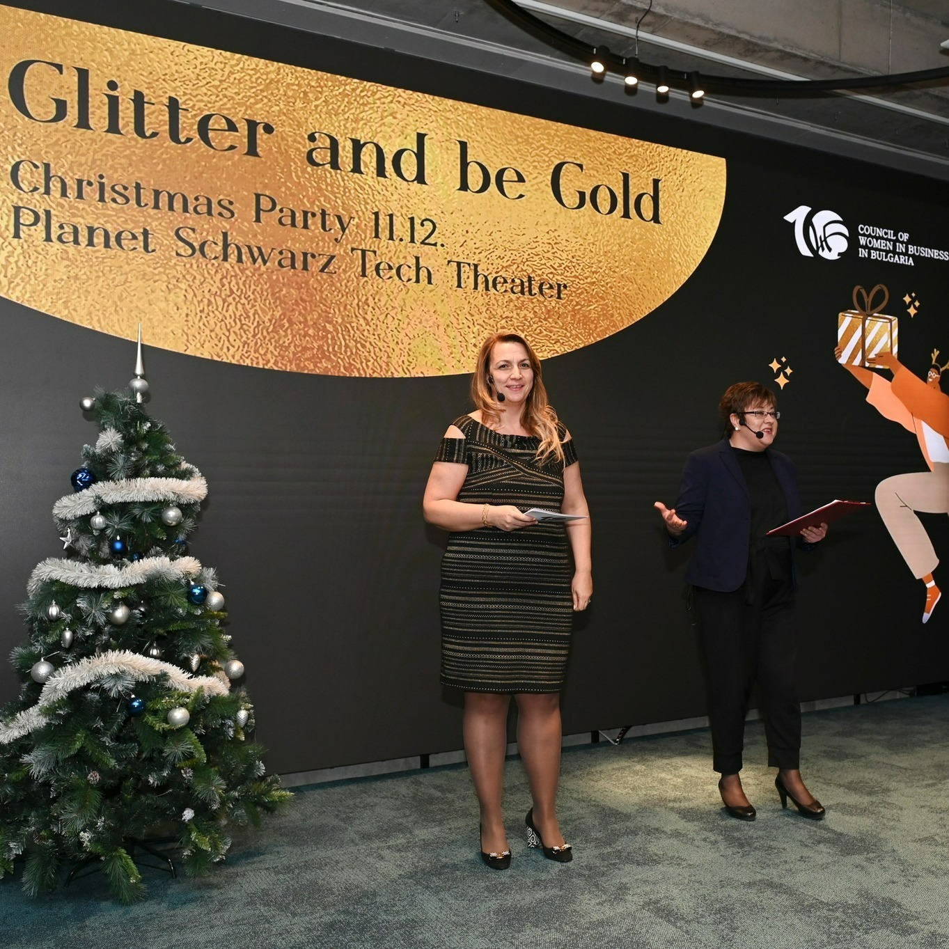 CWBB’s Christmas party “Glitter and Be Gold” marked the finale of the 10th anniversary of the organization